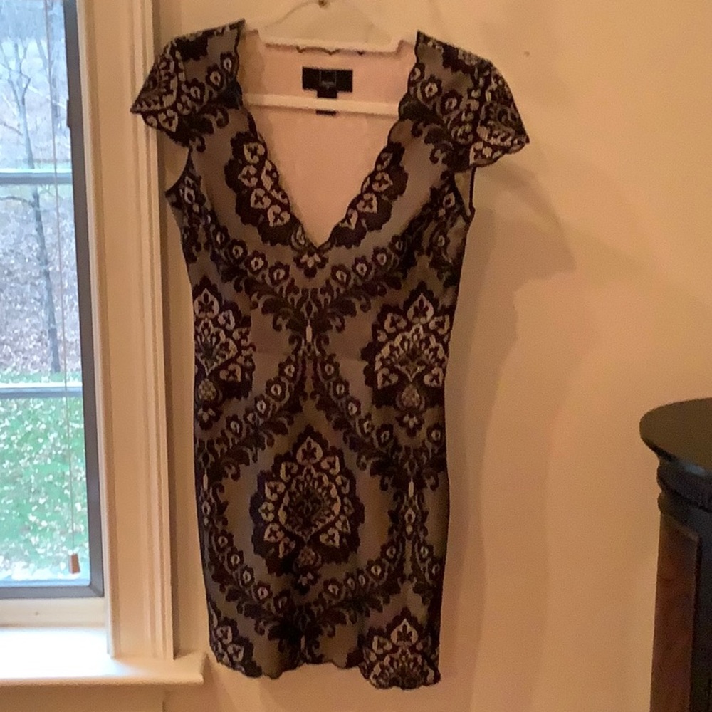Black lace dress